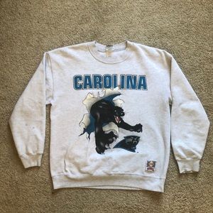 Carolina Panthers Sweatshirt Vintage Nutmeg Mills